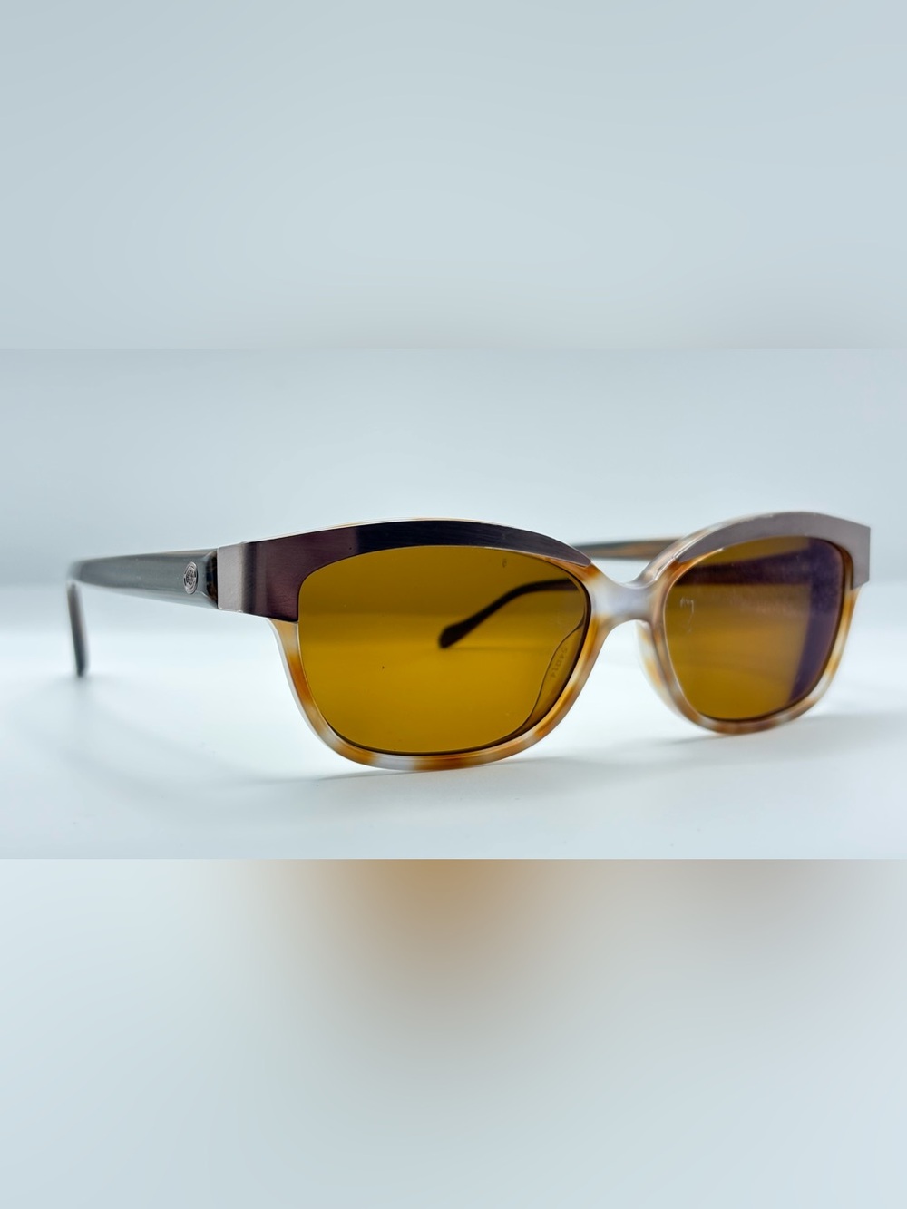 Leon Max 4026 Brown Oval Sunglasses Frames Only